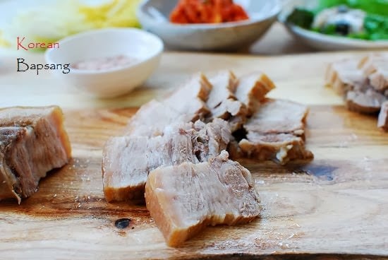 Bossam recipe 2 - Bossam (Boiled Pork Wraps)