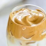 Korean whipped coffee