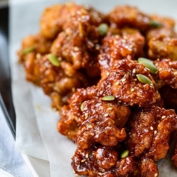 DSC5357 01 3 350x350 - Dakgangjeong (Sweet Crispy Korean Fried Chicken)