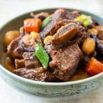 Korean braised beef short ribs