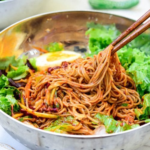 DSC9473 01 2 500x500 - Bibim Guksu (Spicy Cold Noodles)