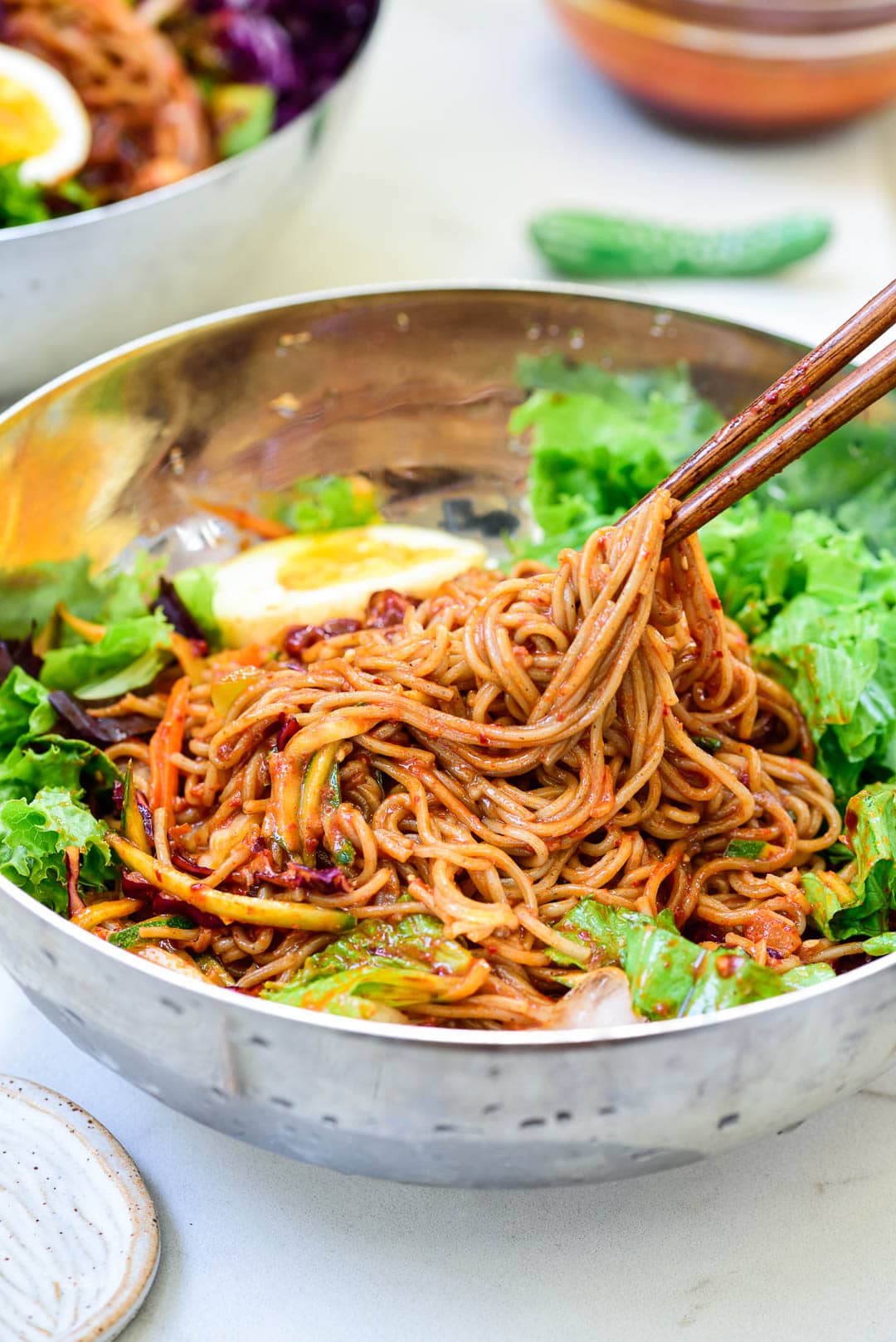 DSC9473 01 2 - Bibim Guksu (Spicy Cold Noodles)