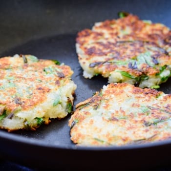 DSC9846 350x350 - Gamjajeon (Potato Pancakes)