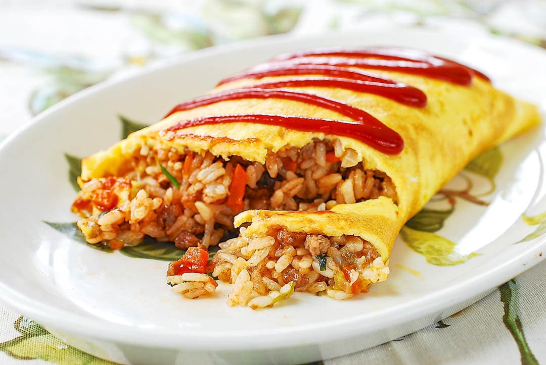 DSC 0024 2 - Omurice (Omelette Rice)