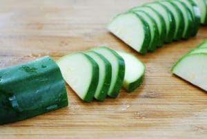 stir-frying zucchini