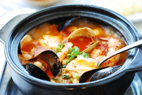 DSC 0106 600x402 - Haemul Sundubu Jjigae (Seafood Soft Tofu Stew)