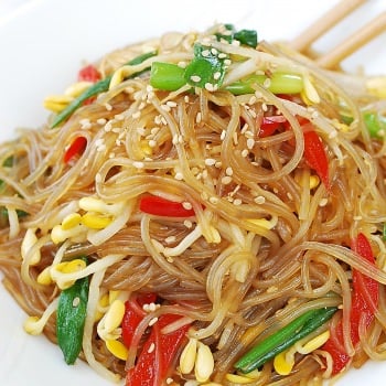 DSC 0469 350x350 - Kongnamul Japchae (Soybean Sprout Japchae)