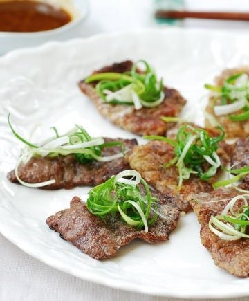 Yukjeon (Pan-fried battered beef)