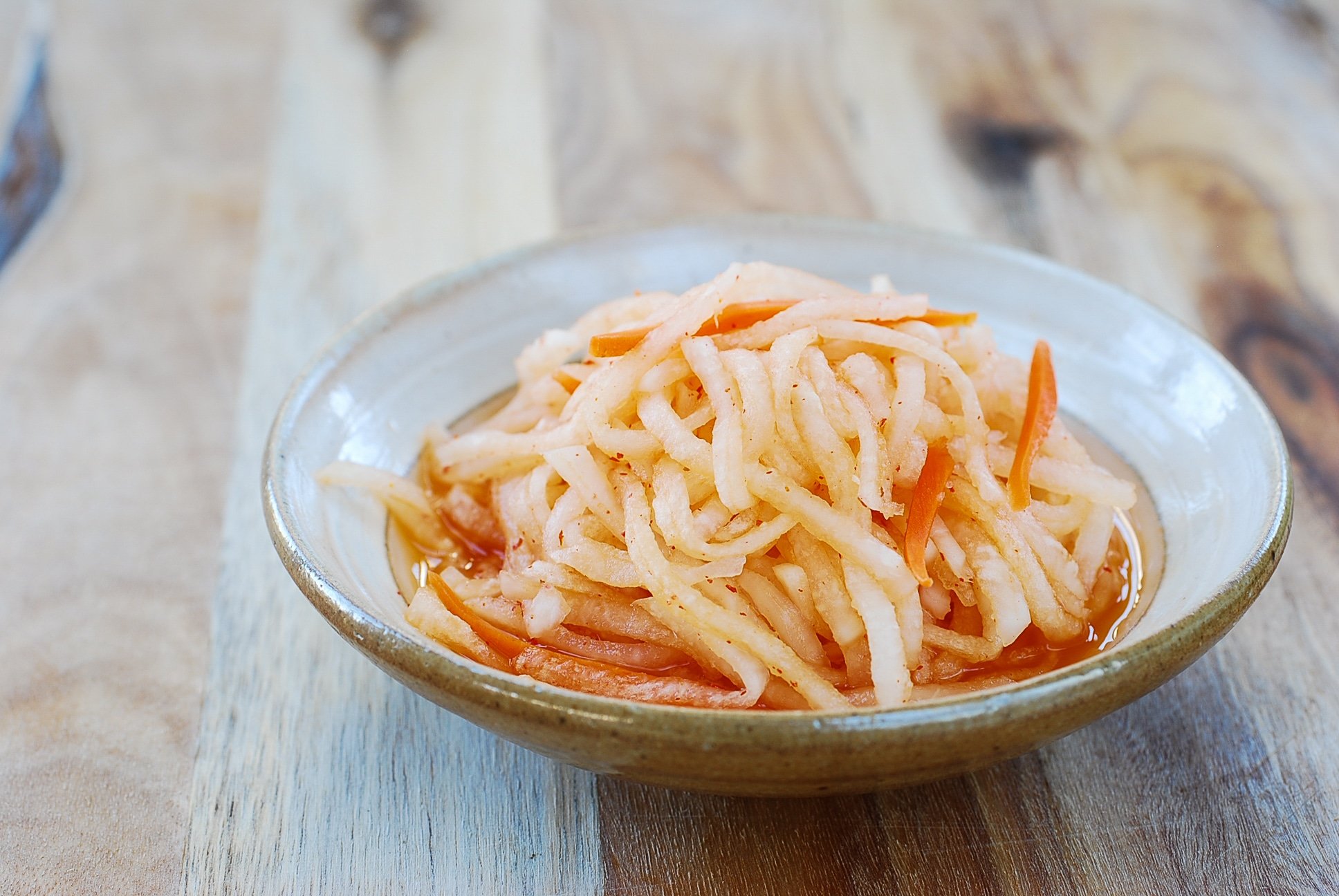 DSC 0879 1 - Musaengchae (Sweet and Sour Radish Salad)