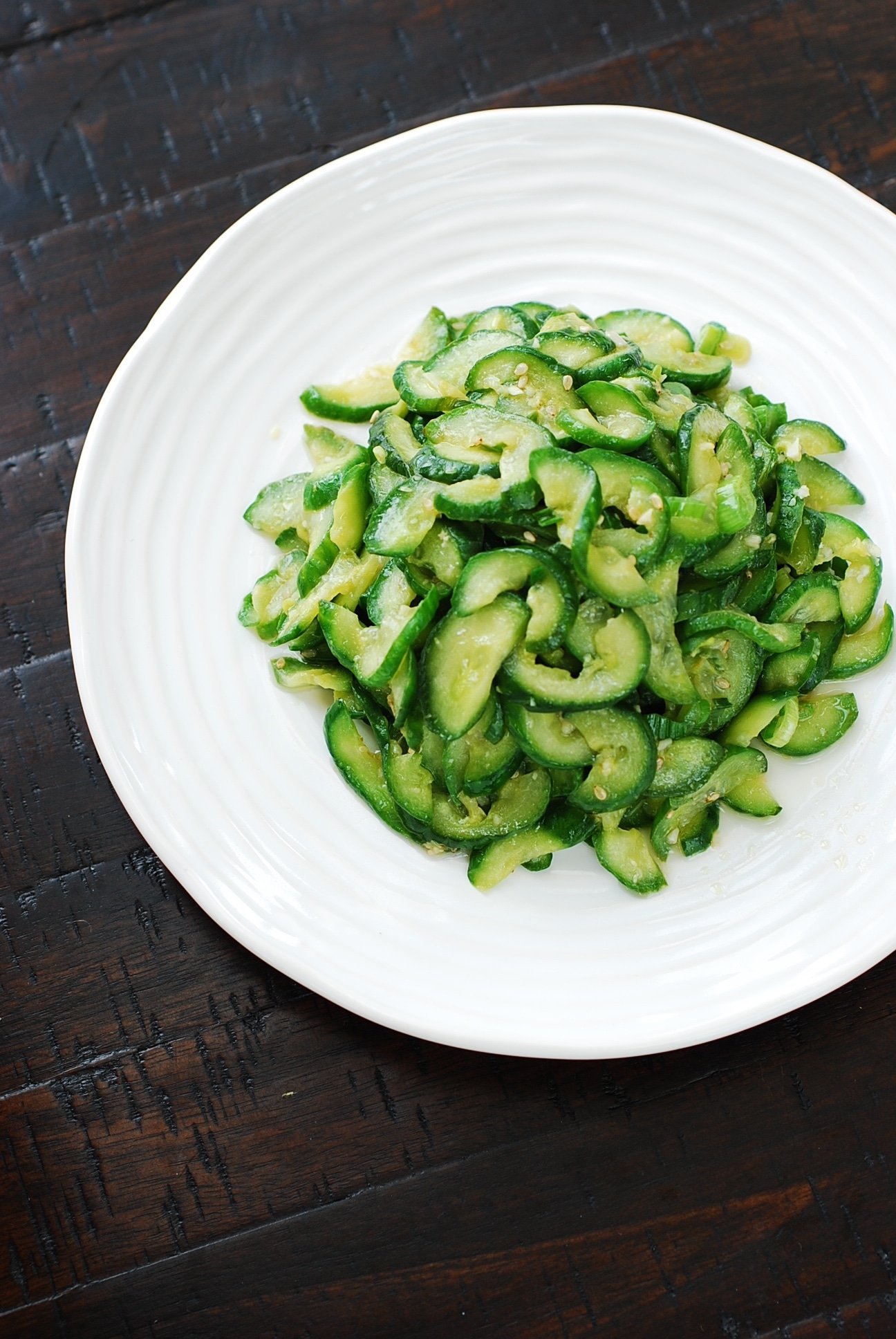 DSC 0916 - Stir-fried Cucumbers (Oi Bokkeum)