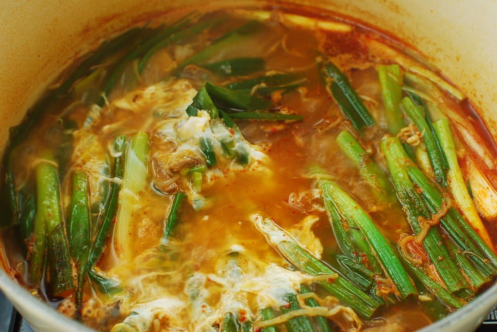 DSC 1424 1024x685 - Yukgaejang (Spicy Beef Soup with Vegetables)