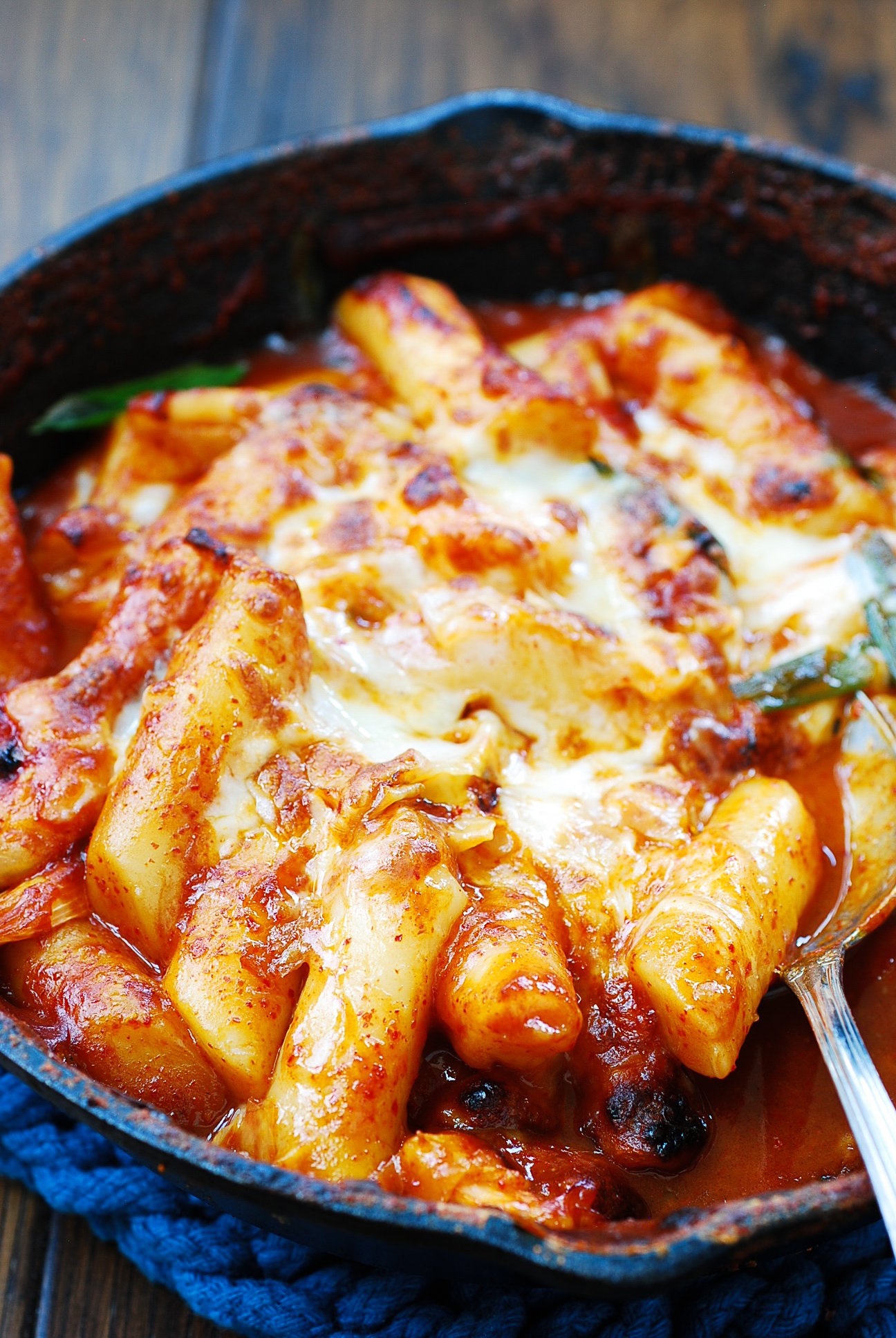 DSC 1886 - Seafood Cheese Tteokbokki (Spicy Rice Cake)