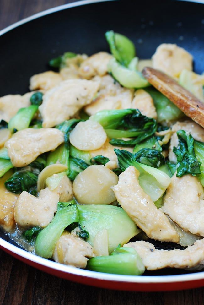 DSC 1926 e1488162167182 - Chicken Stir Fry with Baby Bok Choy