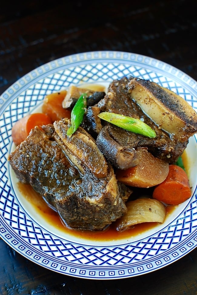 DSC 2796 e1484194231237 - Slow Cooker Galbijjim (Korean Braised Short Ribs)