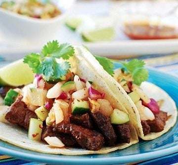 Korean style taco2 360x334 - Galbi Taco (Korean-Style Taco with Beef Short Ribs)