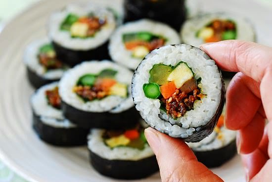 Myulchu gimbap recipe 3 - Myulchu Gimbap