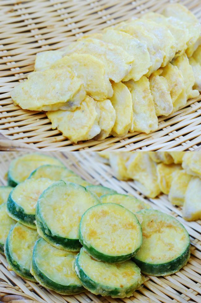 PicMonkey Collage 1 - Modeumjeon (Fish, Shrimp and Zucchini Jeon)